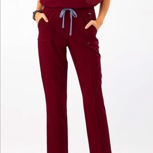 SICILY PINTUCK TAPERED SCRUB PANTS 28” in FYSEL
